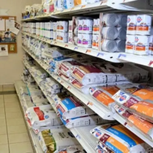 Pet Food and shelving at Alta Animal Hospital Pet Food and shelving at Alta Animal Hospital