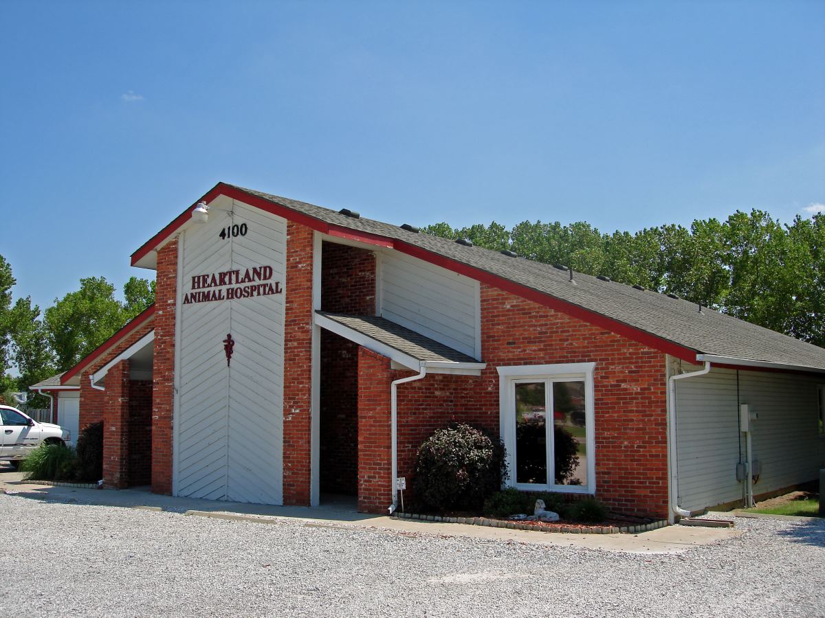 Original, Red Building for Heartland Animal Hospital 