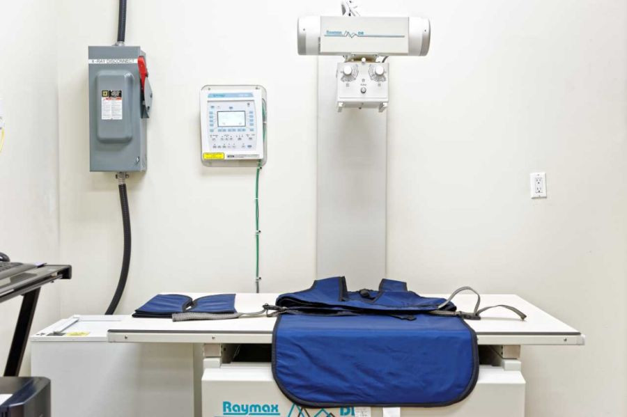 X-ray Room at Sherwood Veterinary Clinic