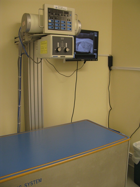 Digital X-ray machine.