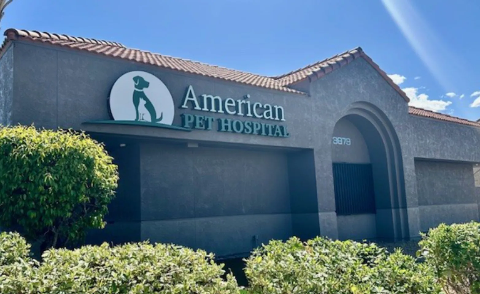 Front entrance outside of American Pet Hospital Front entrance outside of American Pet Hospital