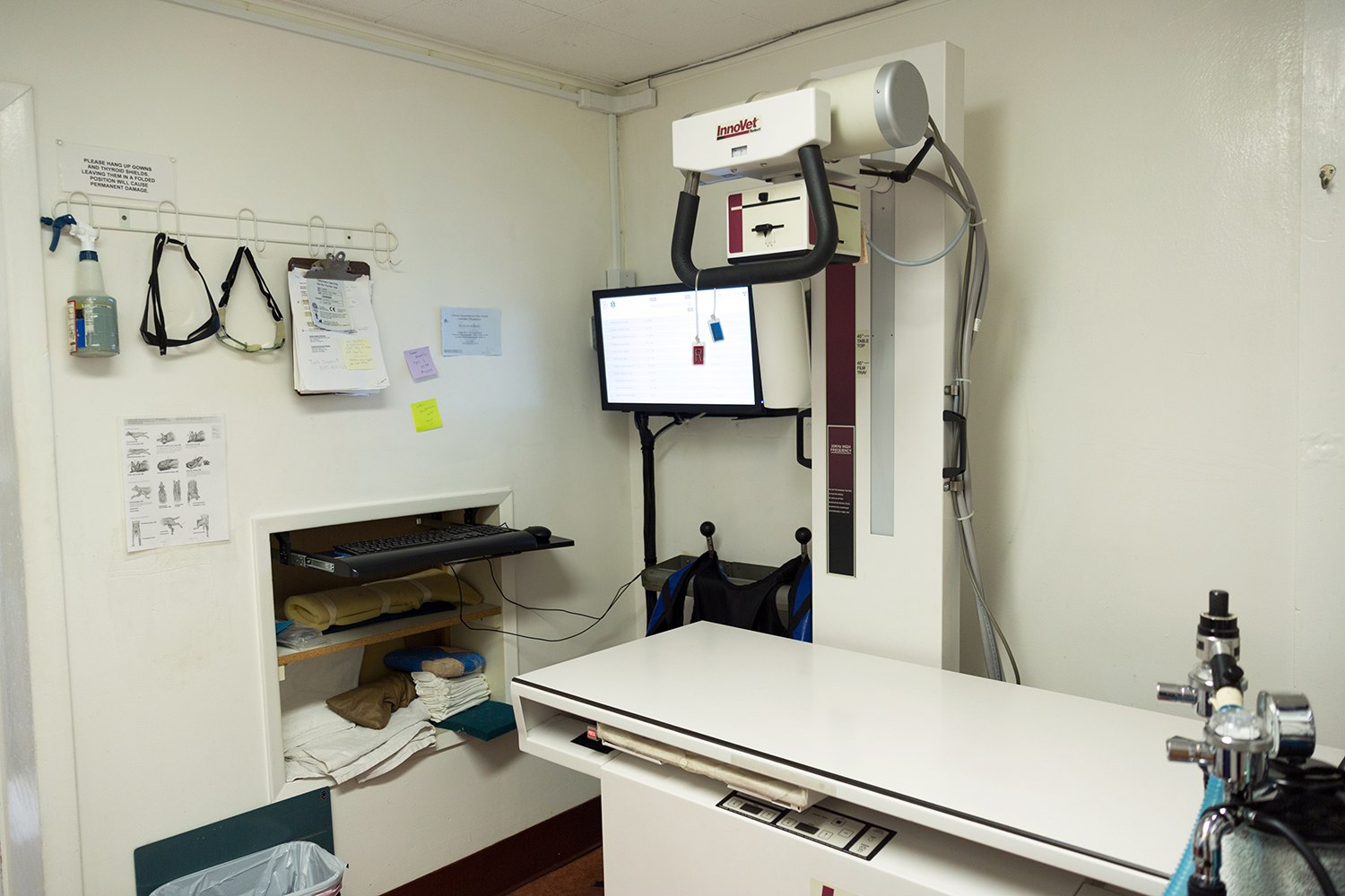 X-ray at White's Pet Hospital 