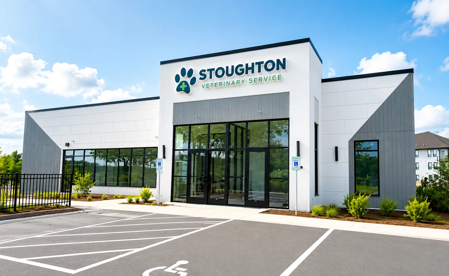 Stoughton front door view Stoughton front door view