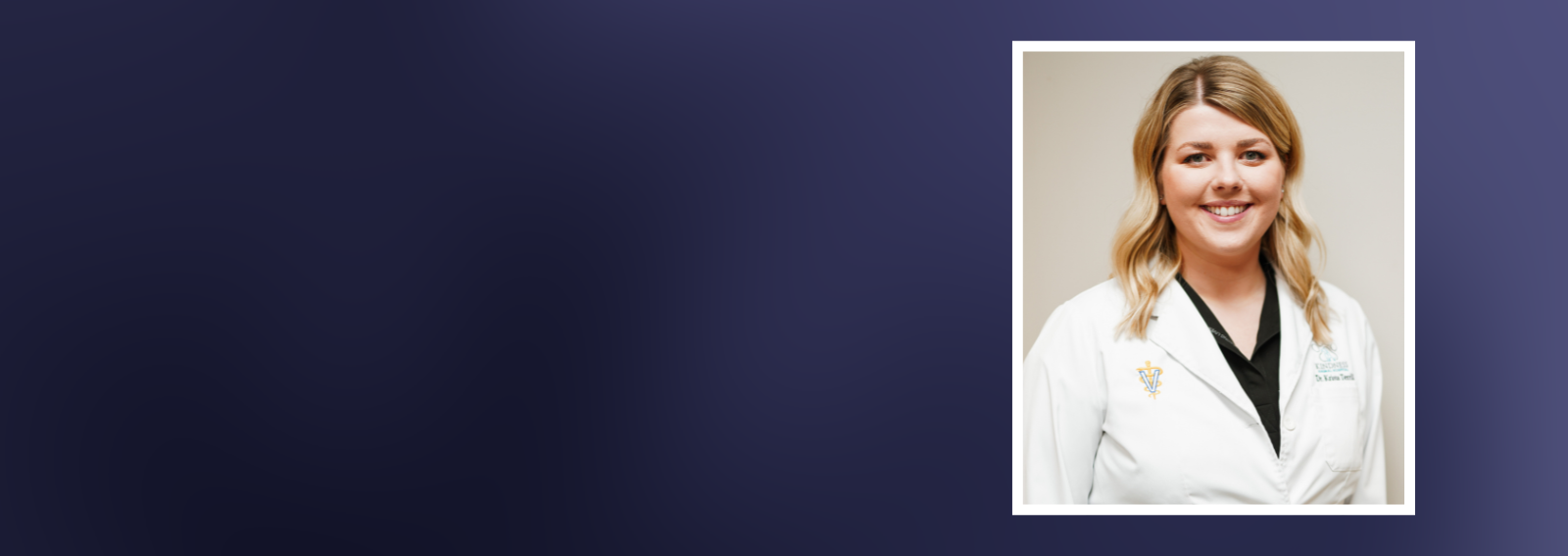Dr. Krista Terrill, Lead DVM