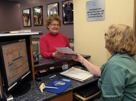 Valley Cottage Animal Hospital Reception