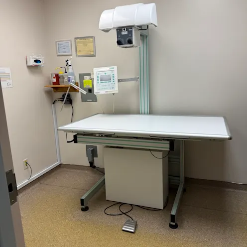 Exam Table at Kokomo Animal Hospital Exam Table at Kokomo Animal Hospital