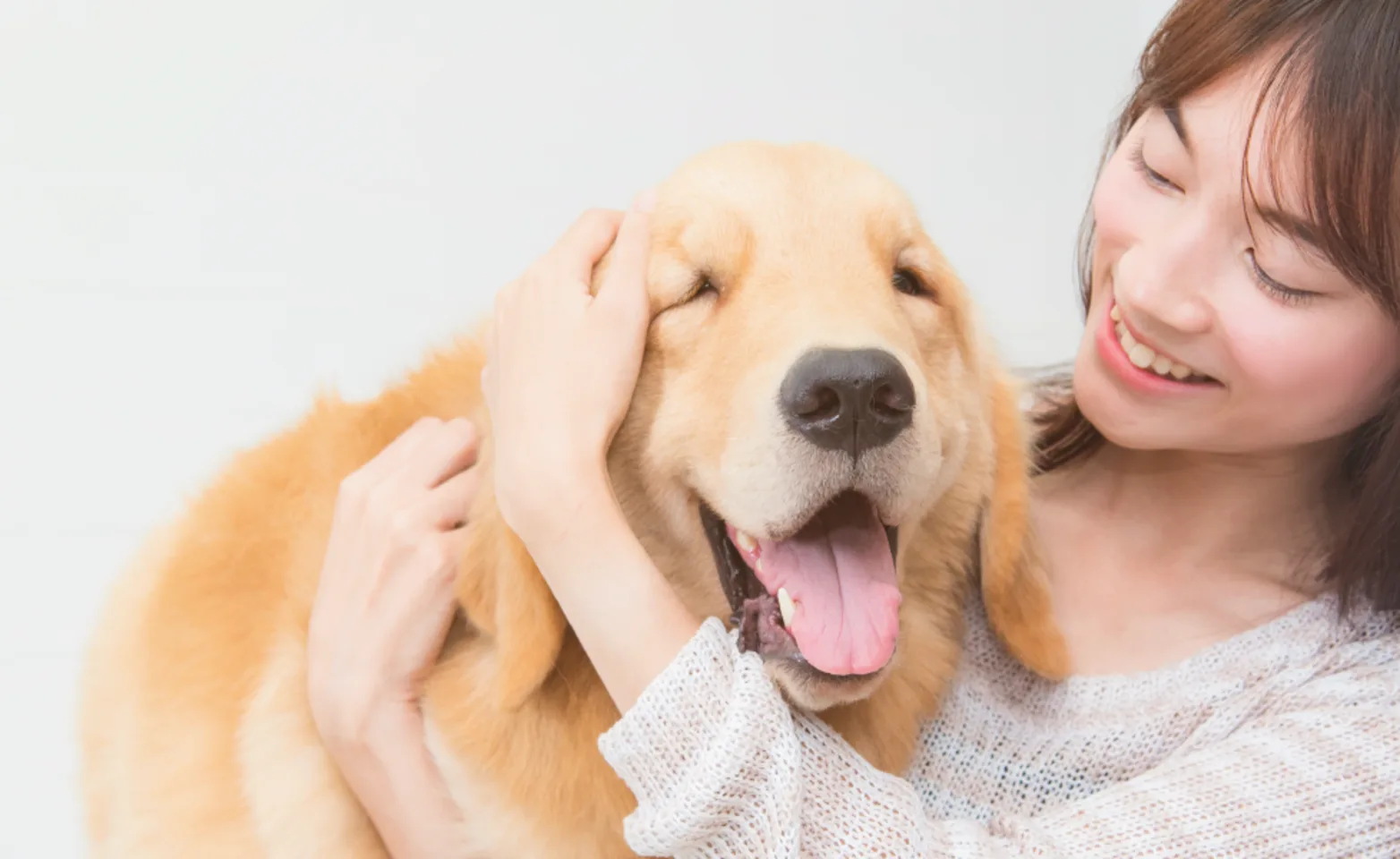 Woman hugging dog Woman hugging dog