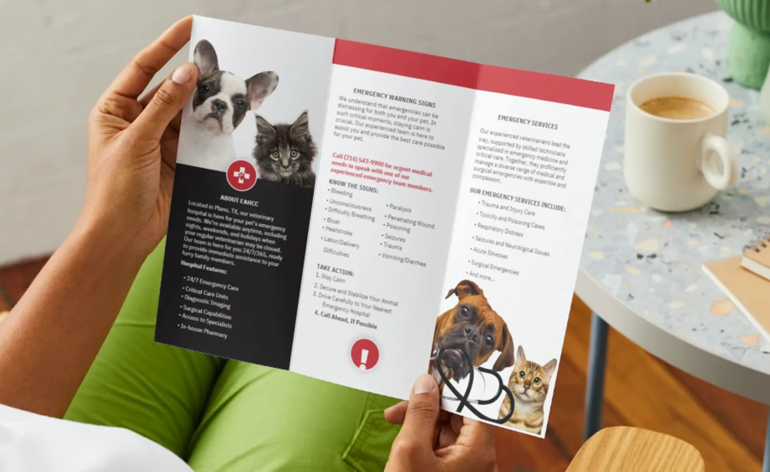 Emergency Animal Hospital of Collin County Brochure Image Emergency Animal Hospital of Collin County Brochure Image