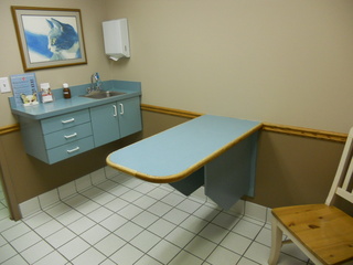 Chastain Animal Clinic Exam Room and exam table