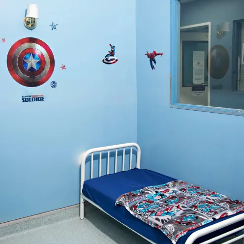 Marvel room.