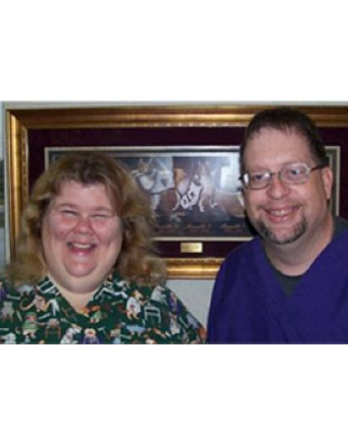 Dana & John at Stuebner Airline Veterinary Hospital