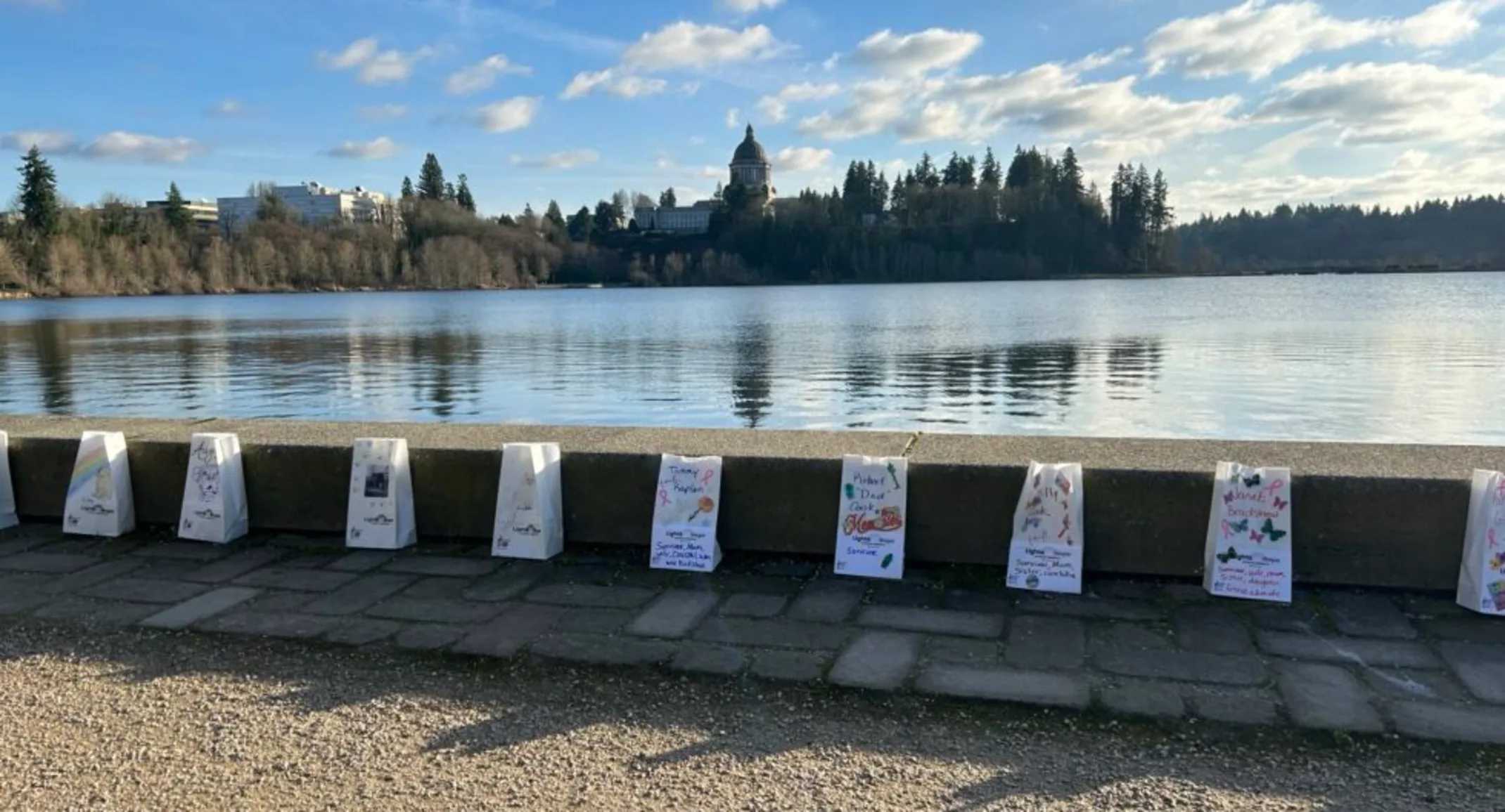 Hope bags on Heritage Park Hope bags on Heritage Park