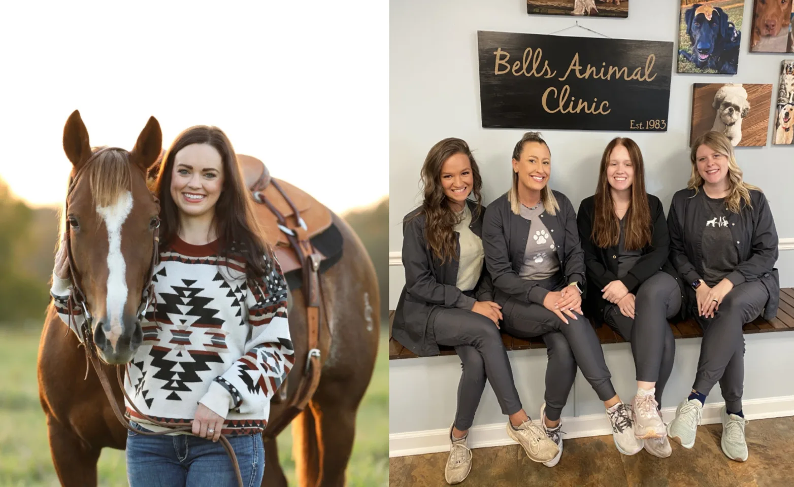 Bells Animal Clinic Team Photo Bells Animal Clinic Team Photo