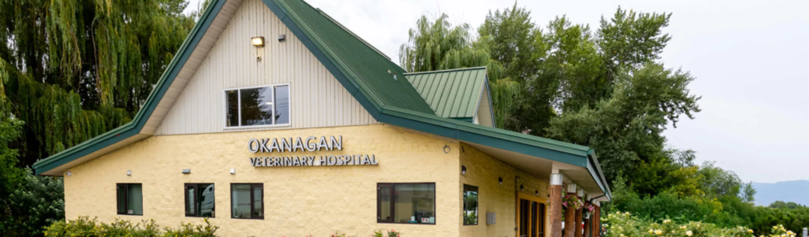 Okanagan Veterinary Hospital Exterior Okanagan Veterinary Hospital Exterior