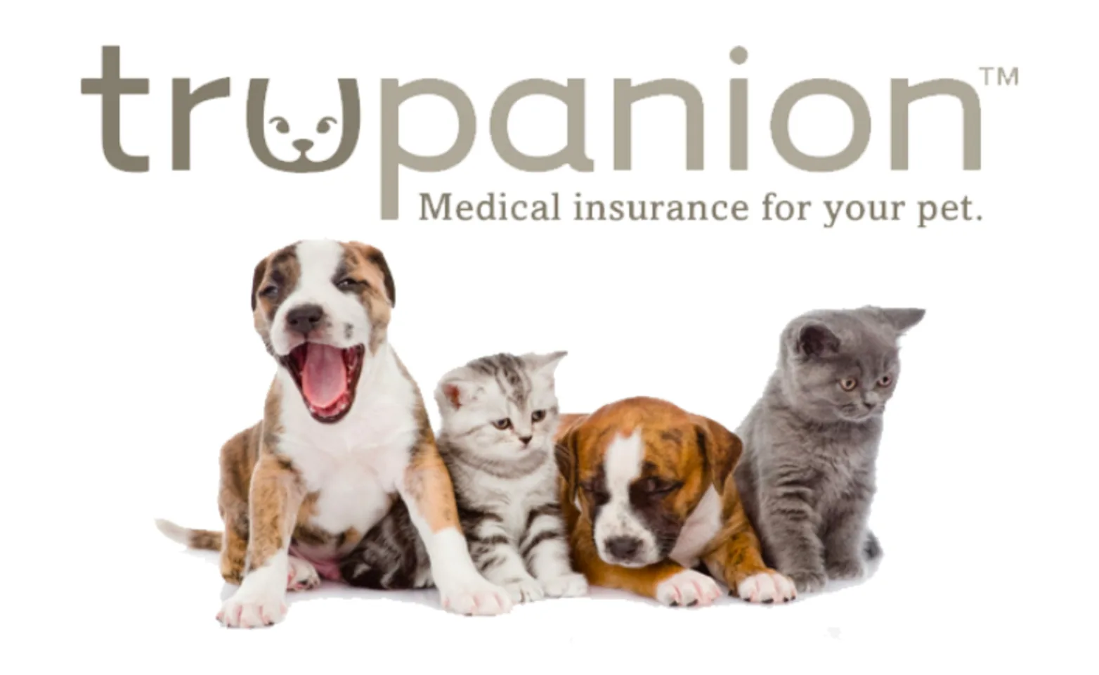 Trupanion Logo with Pets Trupanion Logo with Pets
