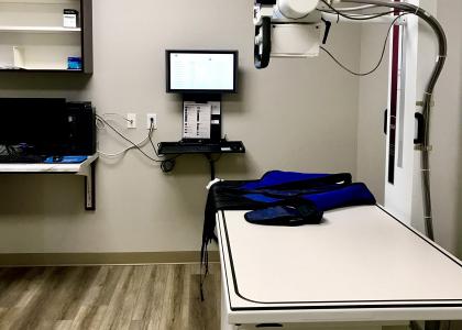 Digital X ray equipment at Desert Hills Animal Hospital