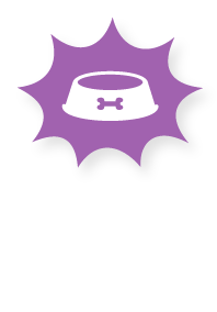 Purple Icon - Dog Bowl