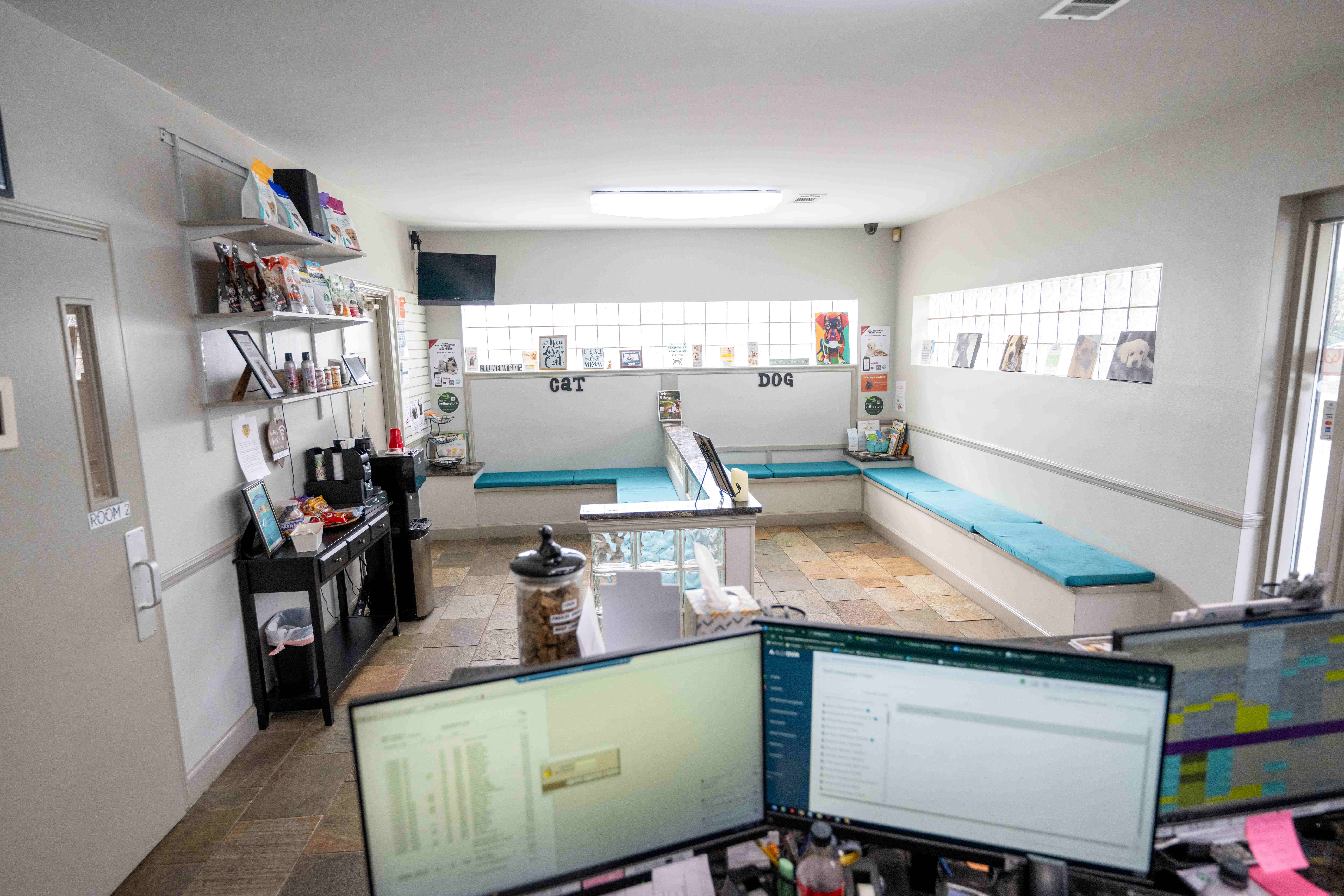 Lobby view from reception desk 2
