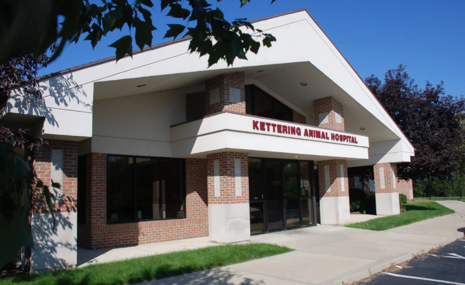 Exterior of Kettering Animal Hospital Exterior of Kettering Animal Hospital