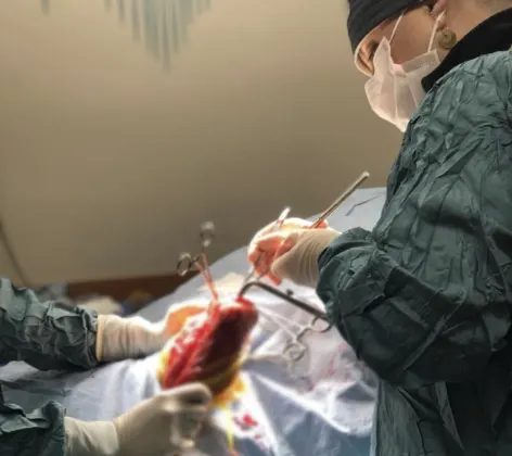 Dr. Oz conducting a surgery 