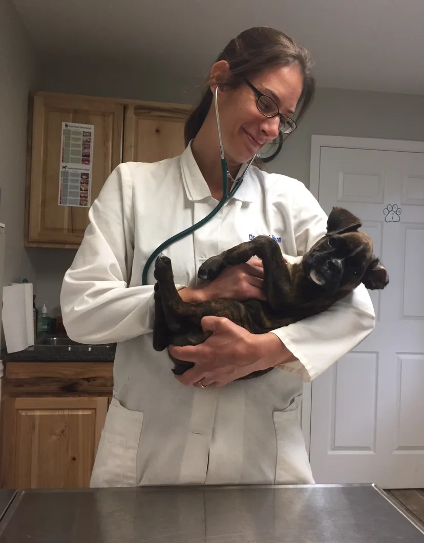 Kerri Hudson at Waterville Veterinary Clinic