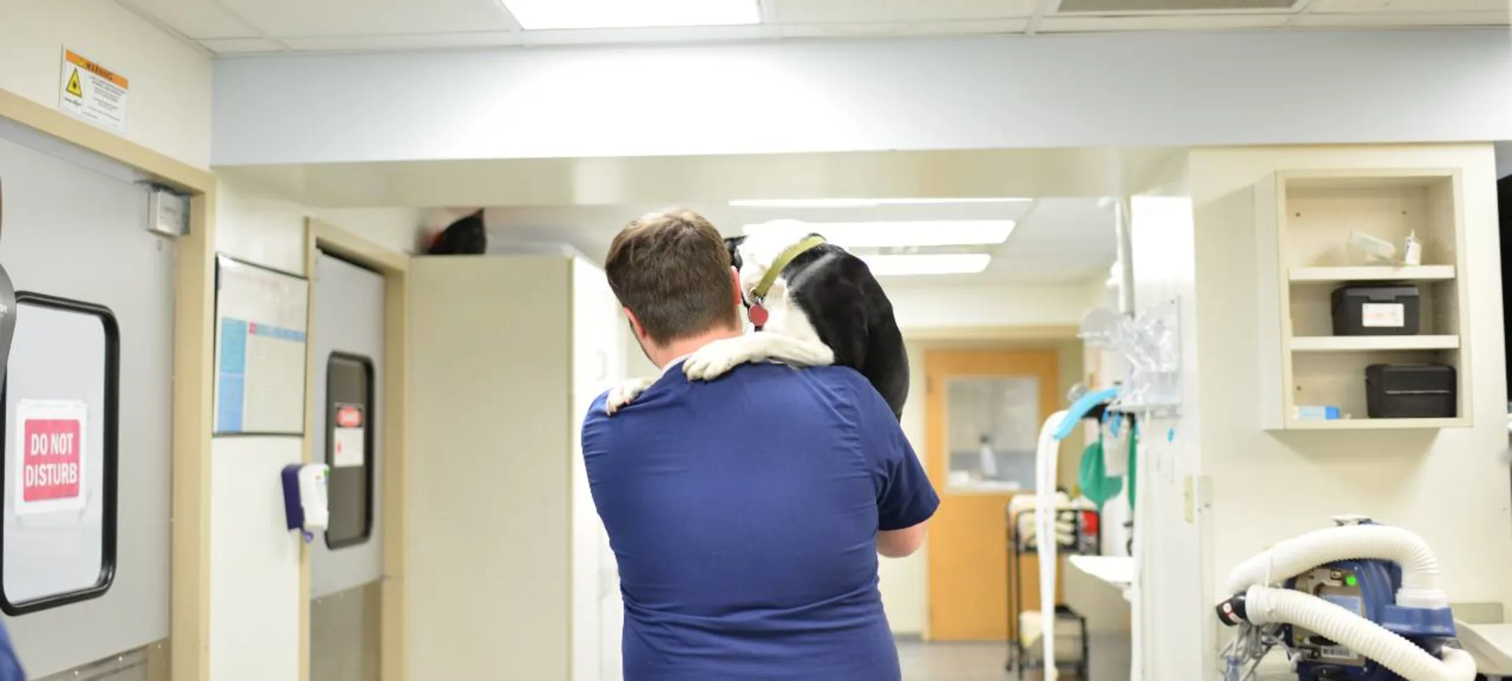 Animal Medical Center of Hattiesburg staff holding dog. Animal Medical Center of Hattiesburg staff holding dog.
