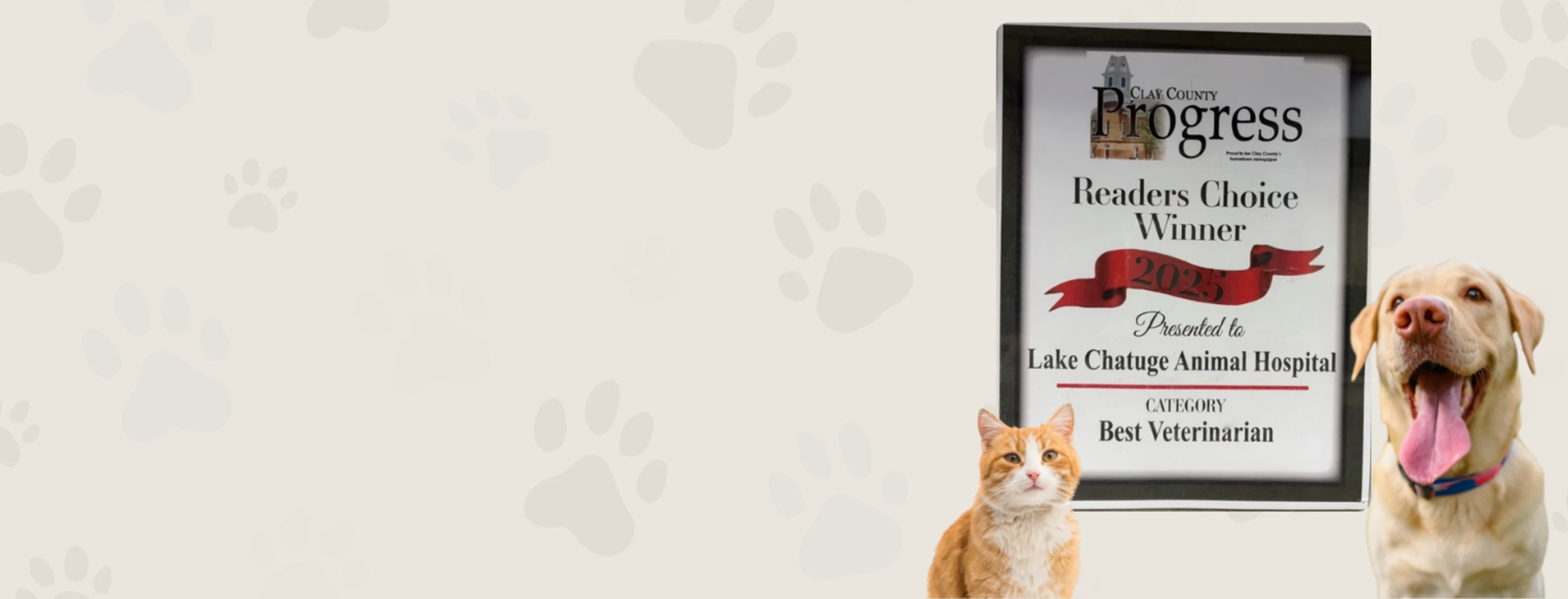 Voted Best Veterinarian – Readers’ Choice 2025 Voted Best Veterinarian – Readers’ Choice 2025