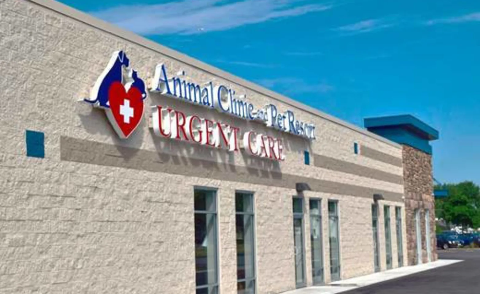 Urgent care hospital exterior