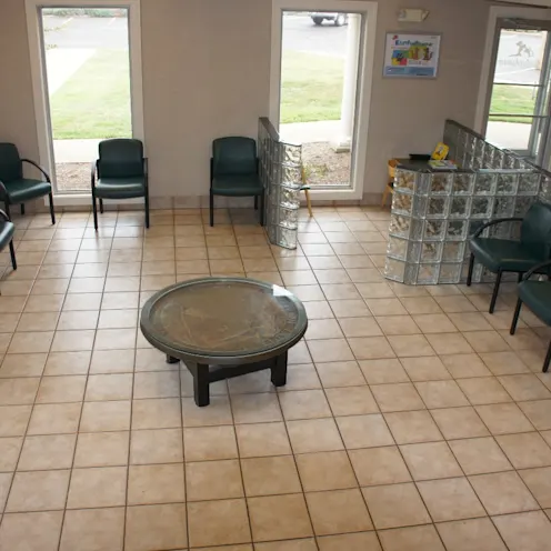 Main Lobby - squared room. Main Lobby - squared room.