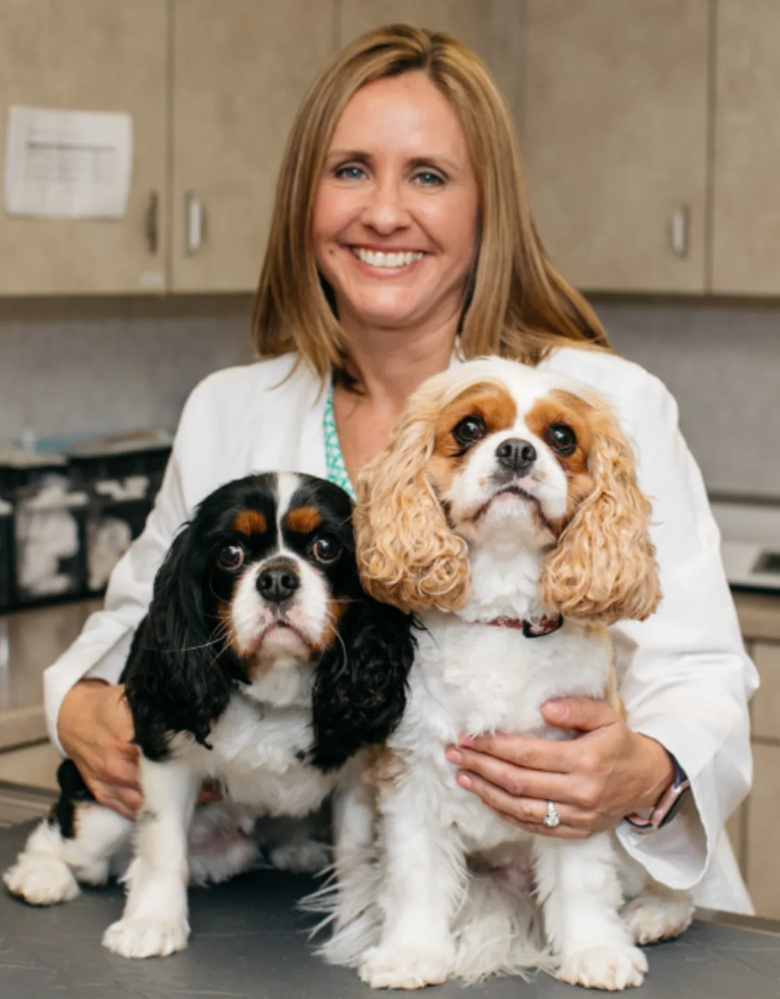 Monika Jankowski with two dogs Monika Jankowski with two dogs