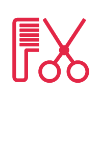 Grooming Icon Red