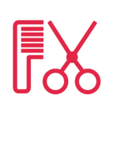 Grooming Icon Red Grooming Icon Red