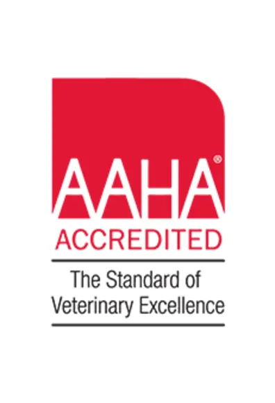 The American Animal Hospital Association (AAHA) logo The American Animal Hospital Association (AAHA) logo
