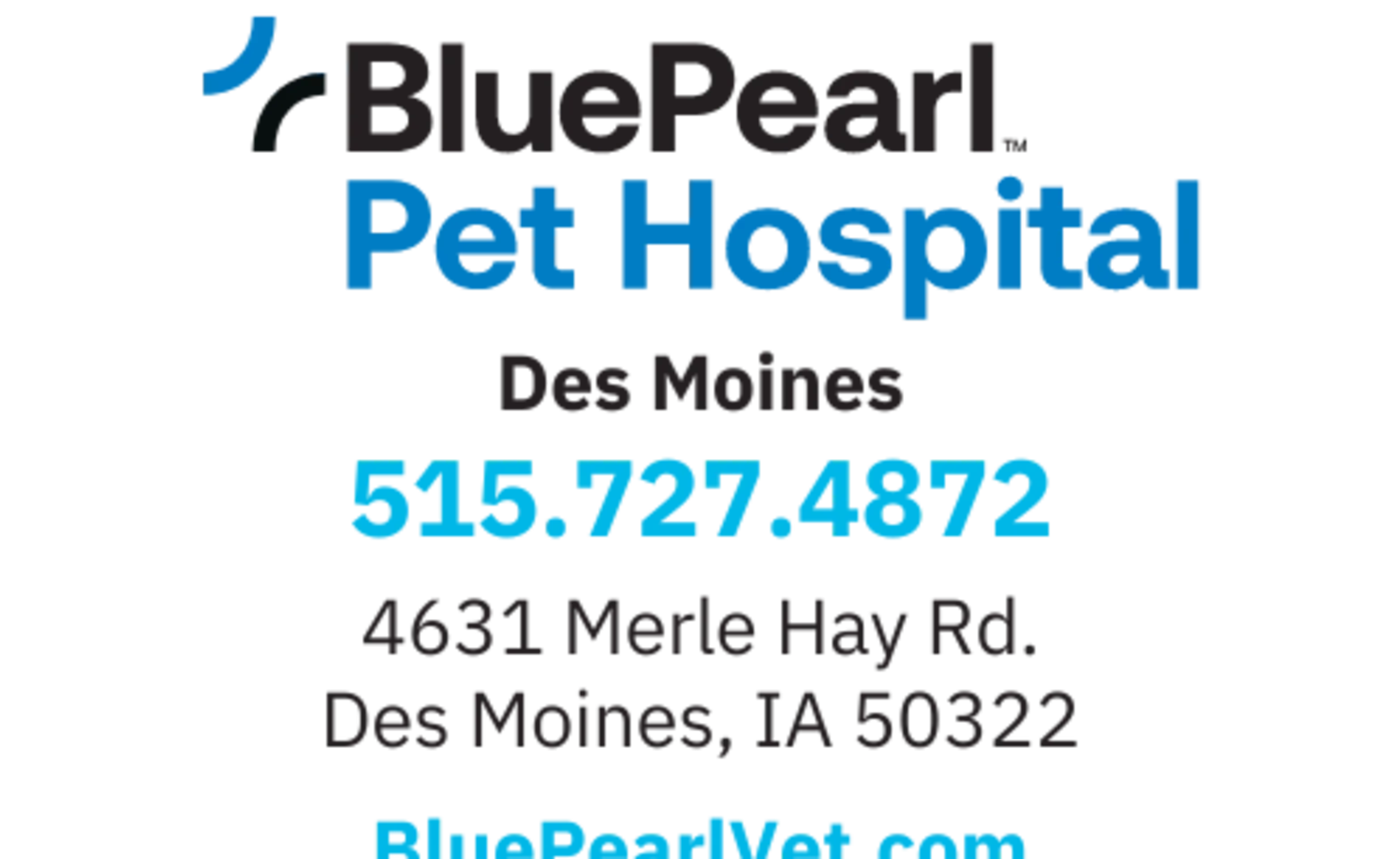 Blue Pearl Pet Hospital Contact Information