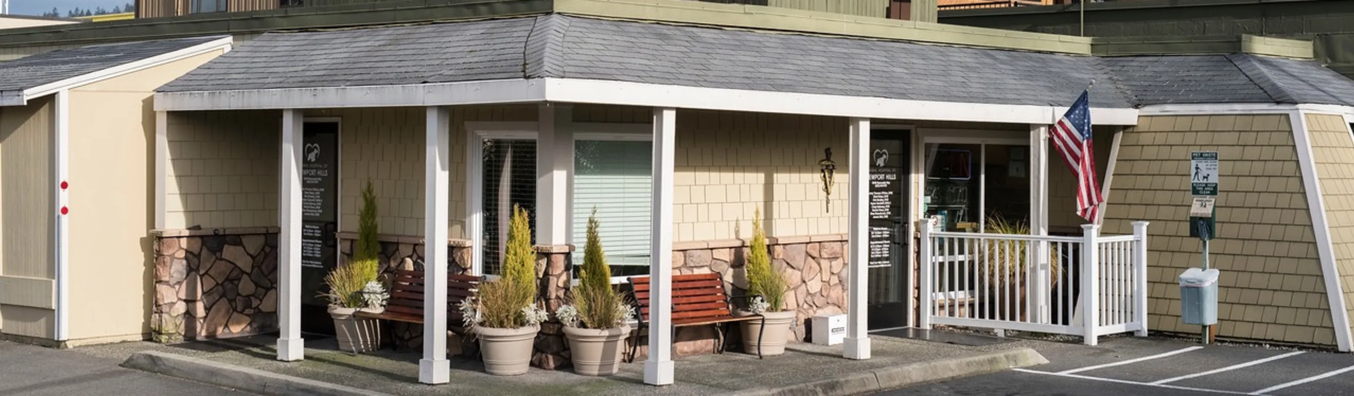 Animal Hospital of Newport Hills 0403 - Building Exterior Our Team Animal Hospital of Newport Hills 0403 - Building Exterior Our Team