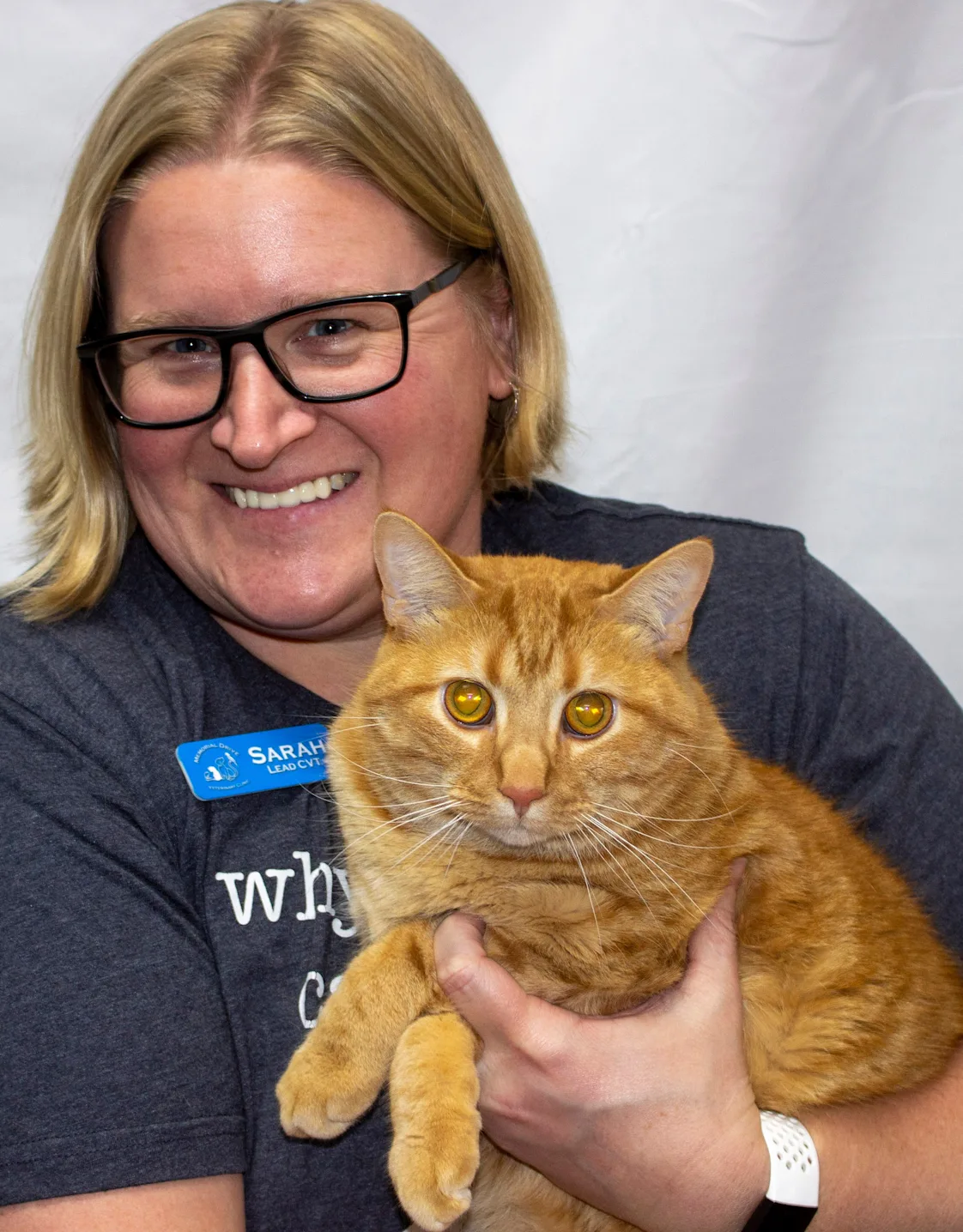 Sarah Krause, CVT at Memorial Drive Veterinary Clinic Sarah Krause, CVT at Memorial Drive Veterinary Clinic