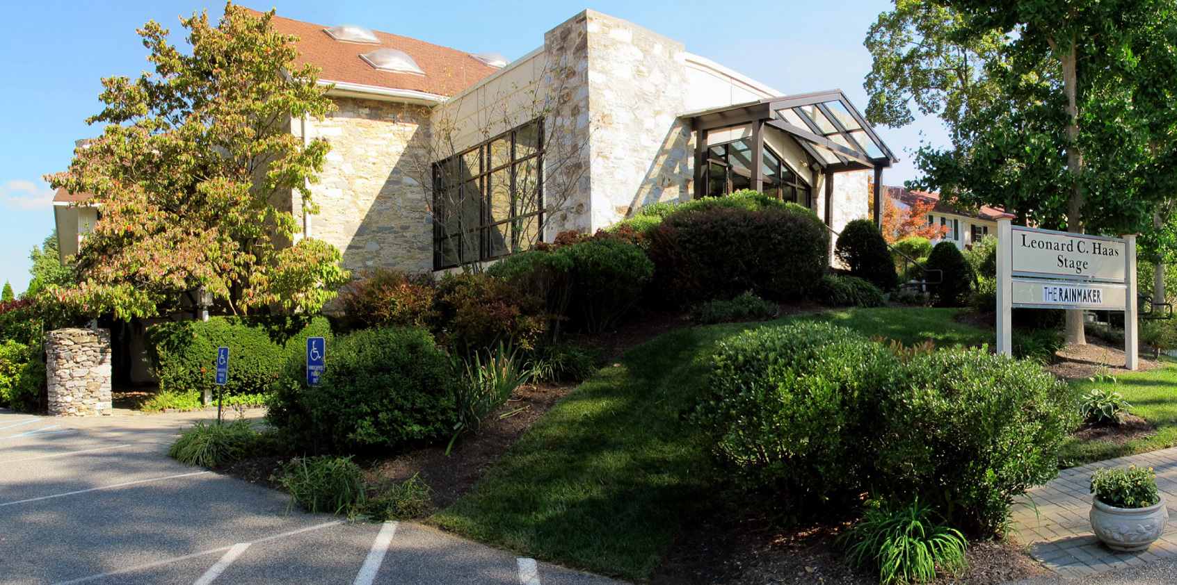 People's Light's courtyard.