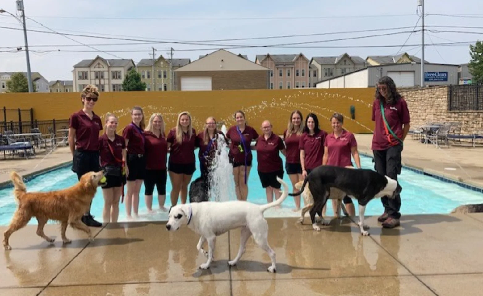 uptown hounds staff group photo