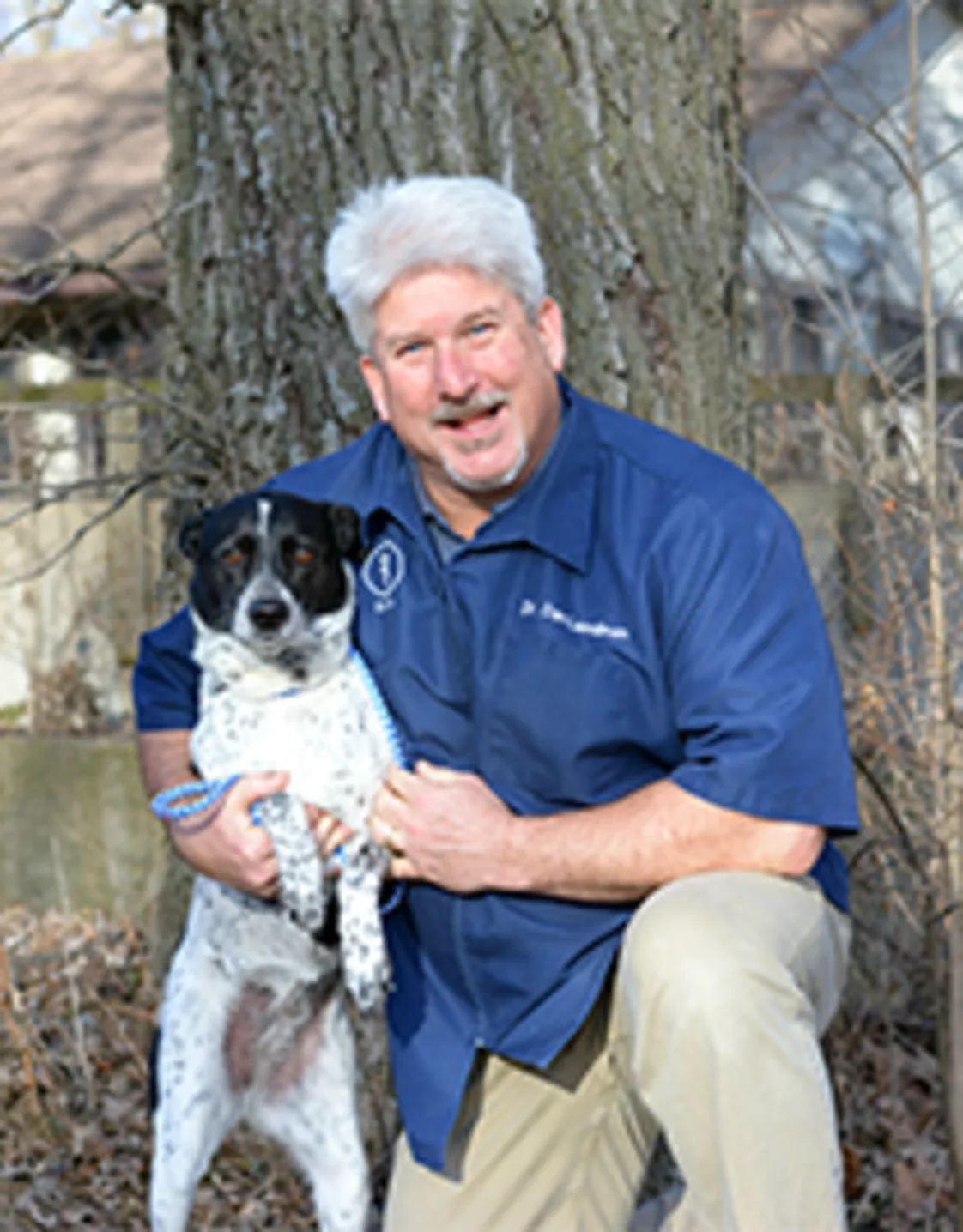 Dan Lendman with dog Dan Lendman with dog