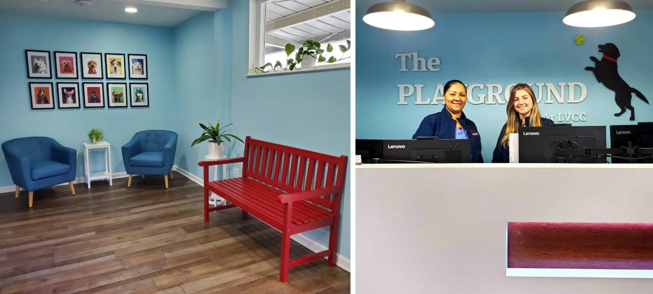 The Playground's lobby. The Playground's lobby.