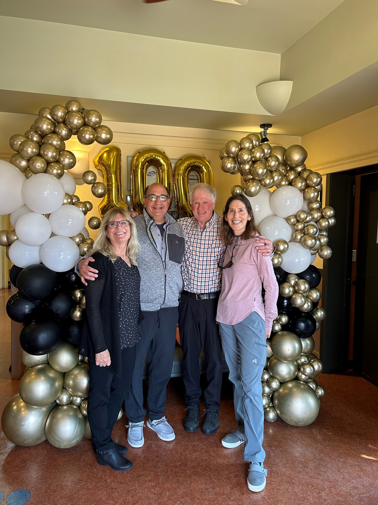 Melinda Casaus, Dr Dan Casaus, Dr Art Posch and Dr Kathleen McFarlin 