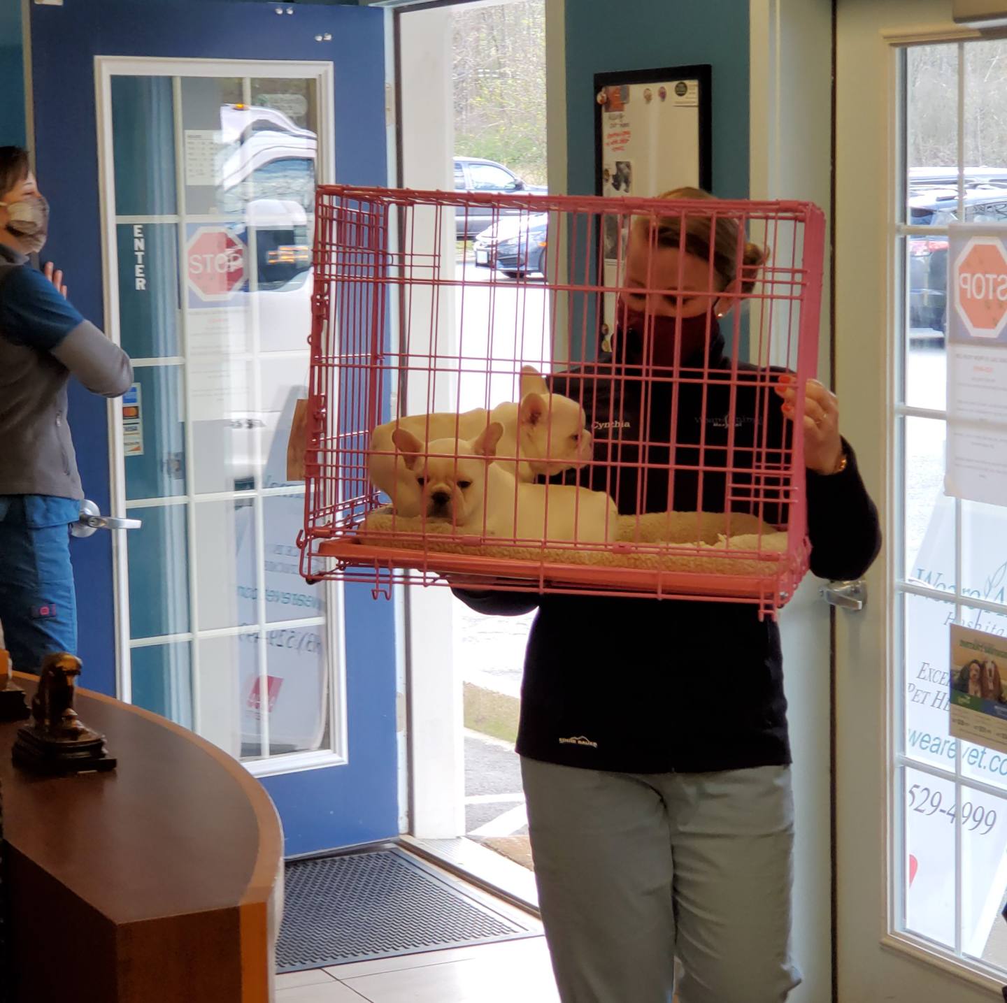 Entry way of Weare Animal Hospital