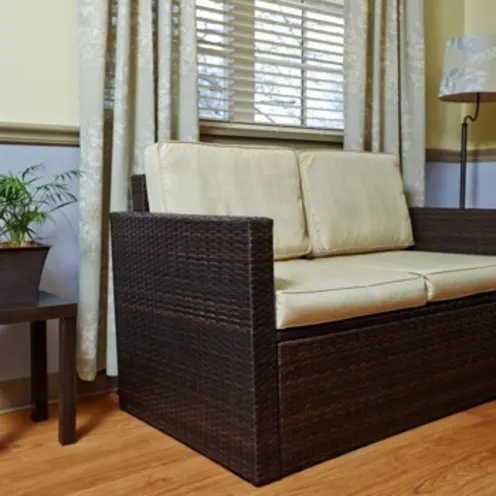 Conference Room with brown and black chairs