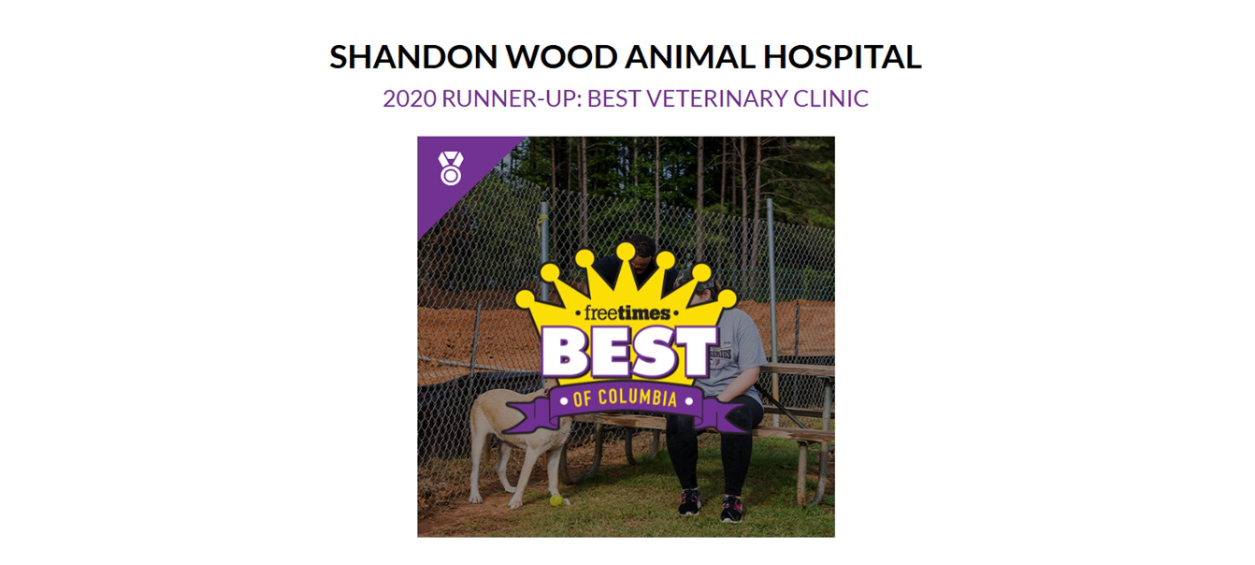 2020 Runner-Up: Best Veterinary Clinic