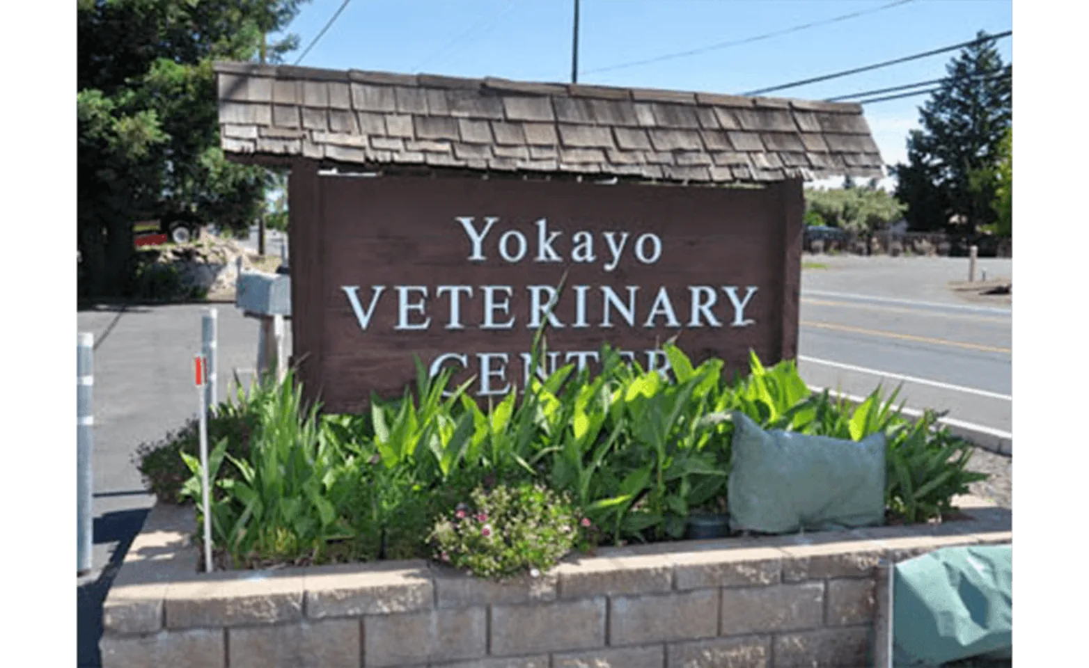 Yokayo Veterinary Center Sign Outside