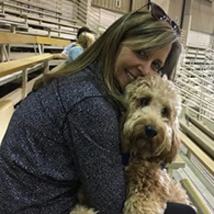 Dr. Mindy Ricketts with her dog