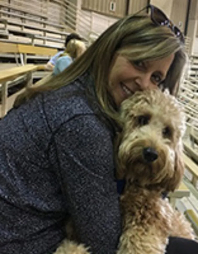 Dr. Mindy Ricketts with her dog