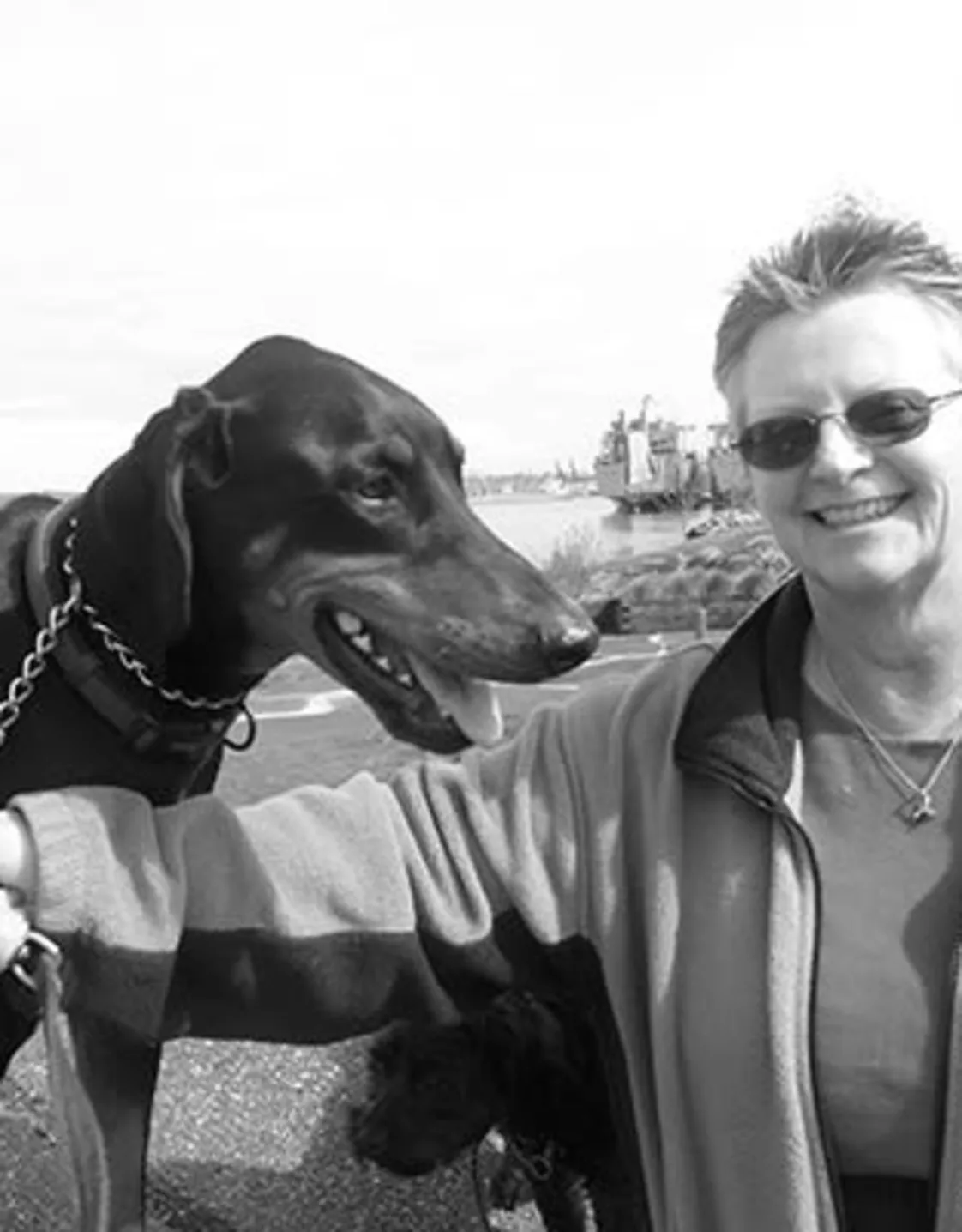 Suzy with a dog at Tacoma Animal Hospital Suzy with a dog at Tacoma Animal Hospital