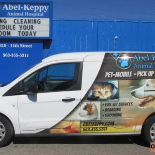 Abel Keppy Animal Hospital Moving Van