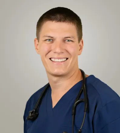 A photo of Dr. Sutter smiling A photo of Dr. Sutter smiling